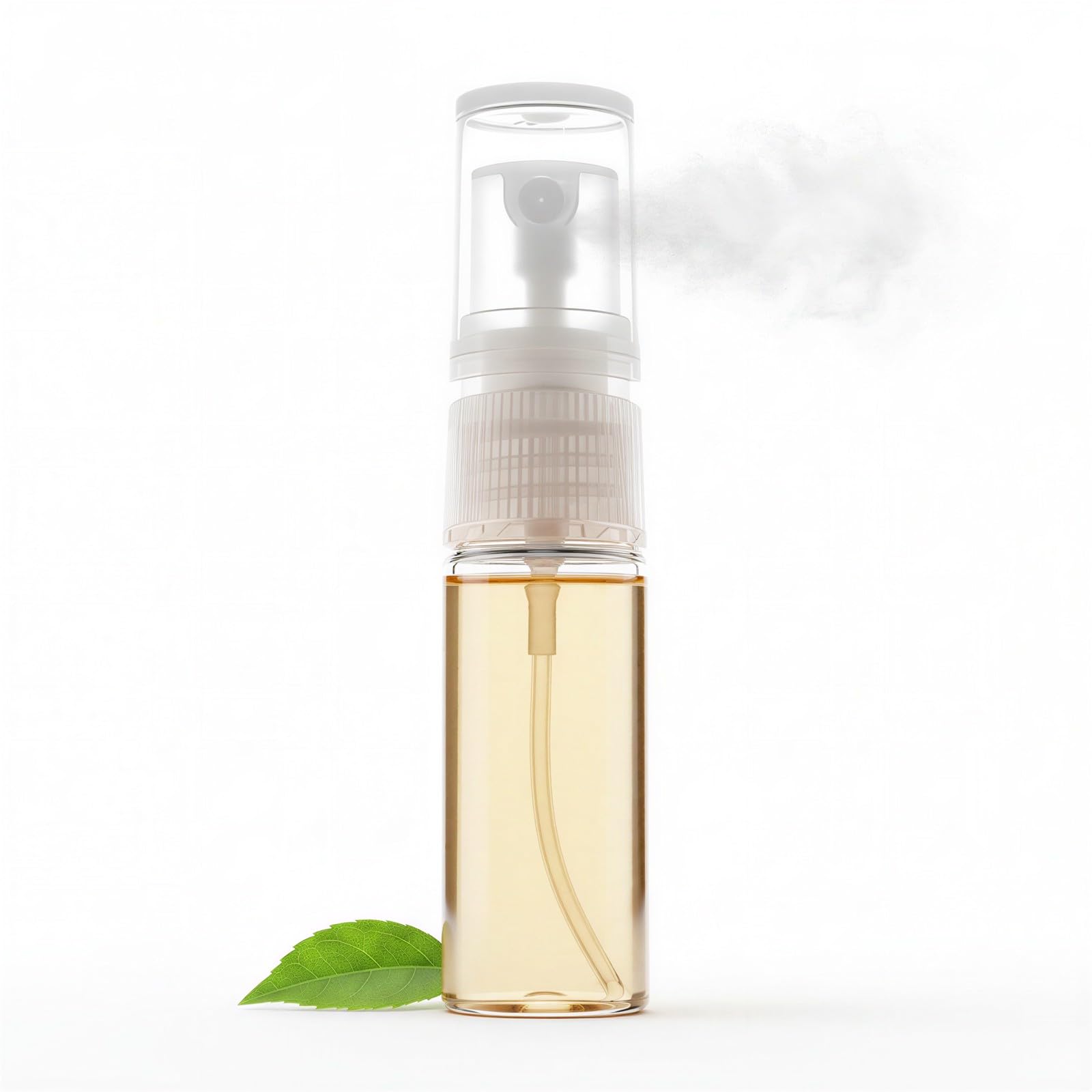 100 szt. mini szklanych butelek z rozpylaczem, przezroczyste butelki na próbki perfum do zapachów, olejków eterycznych, mgiełki do twarzy i innych, rozmiar podróżny z szczelną konstrukcją dla łatwego