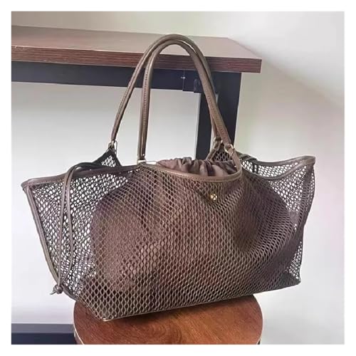 Sac à bandoulière en maille ZUC pour femme grand volume contre le désordre - 5