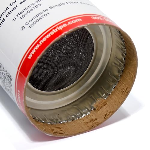 Image of AeroVent Safe2Vent Single Filter Assembly (Part #10004701) | Fits Single-Can Systems | Reusable Top, Base & Filter Cartridge | Viz-a-Ball Indicator | Compliant in All 50 States | Made in USA