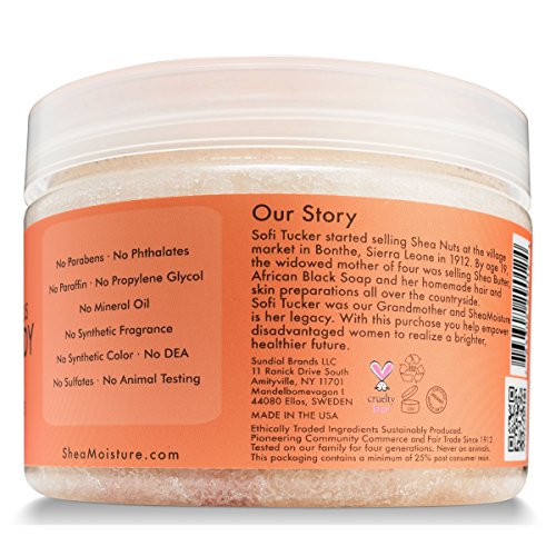 SheaMoisture Coconut & Hibiscus Hand/Body Scrub, 12 Ounce