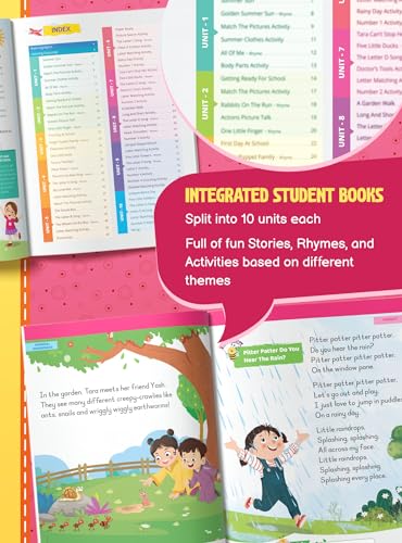 Image of Pre-school Nursery Kit for Kids 3+ years | Pre-Primary /Kindergarten Books - Integrated, Art & Craft, Literacy & Numeracy Practice Books | Free Kinder Trails App | NEP 2020 Compliant | Set of 7 Books