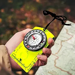 Bússola, caminhada, mochila, bússola, acampamento, navegação | Bússola de campo profissional para leitura de mapas