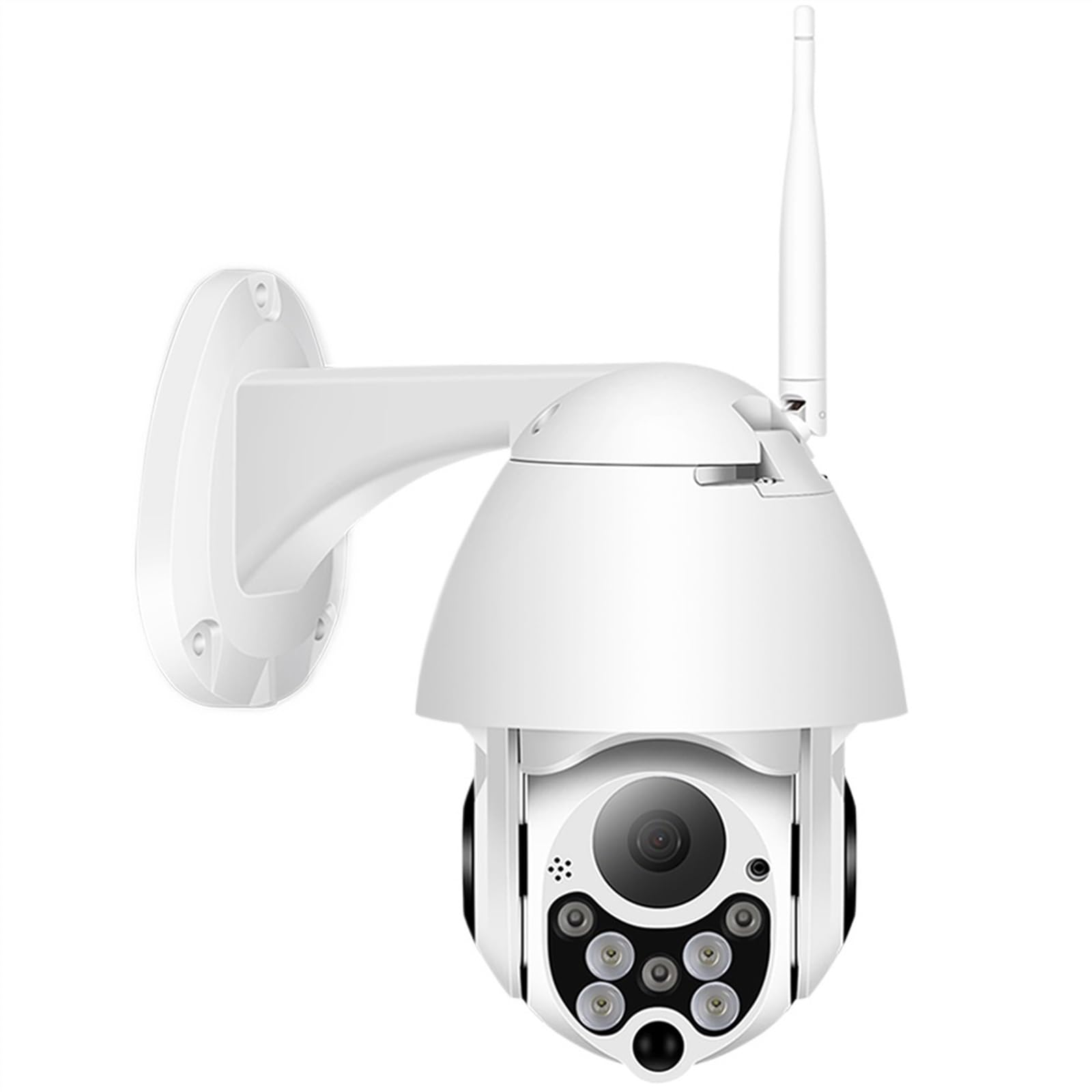MKHJKIOII Security Camera, 4MP IP Camera Outdoor 1080P HD Security Auto Tracking Network Wireless Surveillance Night Vision(2MP NO SD Card)