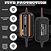 2A Smart Motorcycle Battery Charger 12V Car Charger, Battery Maintainer, Trickle Charger for AGM, Motorcycle, Lithium and Deep Cycle Batteries