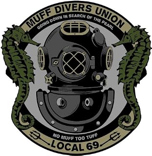 F-Bomb Morale Gear Muff Diver's Union - Bumper Sticker Decal