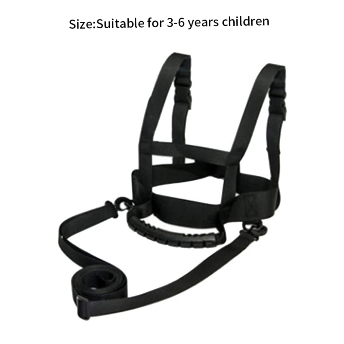 Snner 1pc Ski Ski Harnais Patinage Sangles de sécurité avec poignée Laisse Amovible pour Les Enfants débutants