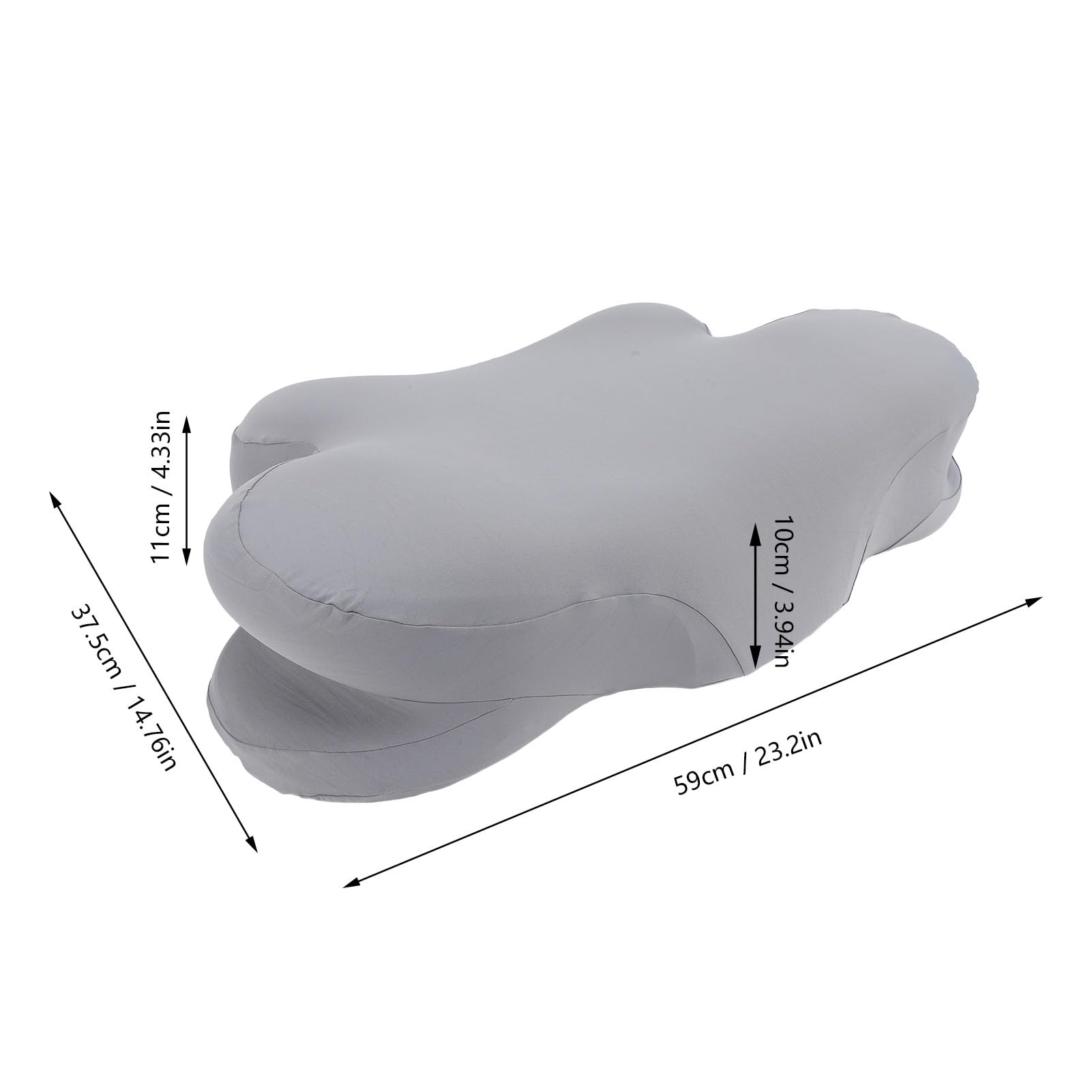 Cervical Neck Pillow, Ergonomic Neck Pillow for Pain Relief Cooling Side Sleeper Pillow for Sleeping, Neck Support Pillow for Side, Back