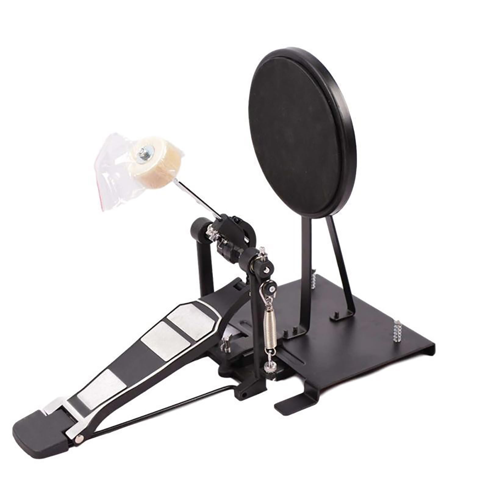 GYKOZY Bass Drum Trainer, Bass Drum Pedal Beater, Silent Practice, Realistic Foot Feel, Can Be Used with Ones Foot, for Jazz Drum Practice Performance