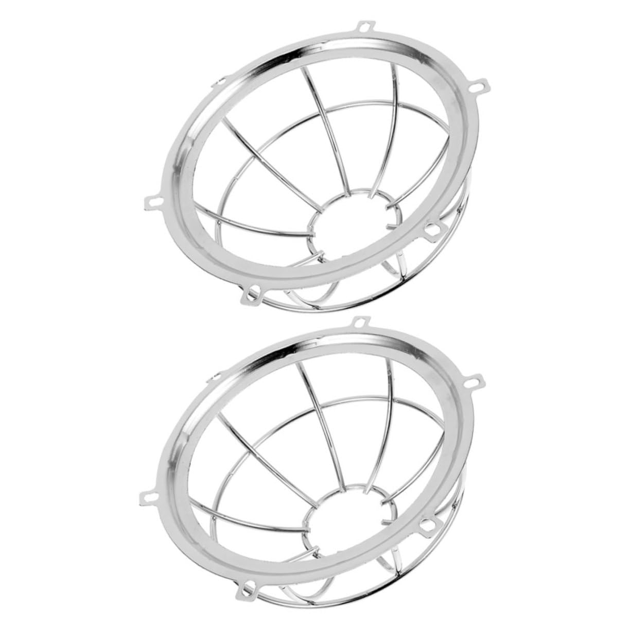 2 Fundas Protectoras para Cabezal De Rociador contra Detector De Humo Sensor Transductor De Humo para Hierro Y Plata