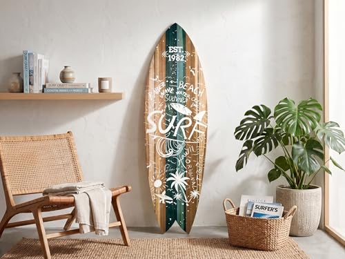 Planche de surf décorative Rider Beach DECLINA 100x30 cm - 3