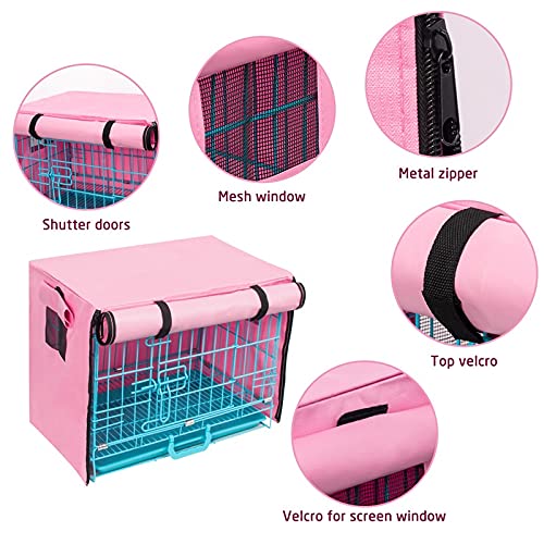Dog Crate Cover-Esing Crate Cover, Dog Kennel Cover, Dog Cage Covers, Waterproof Soundproof Universal Protection Crate… - Image 6
