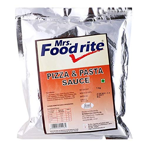 Mrs. foodrite Pizza and Pasta Sauce-1kg (Chilli Garlic Dip)