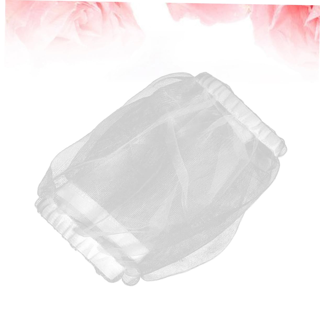 VANZACK Parrot Cage Cover Cage Net Cover Birdcage Skirt Mesh Birdcage Accessory White Easy to Clean Install