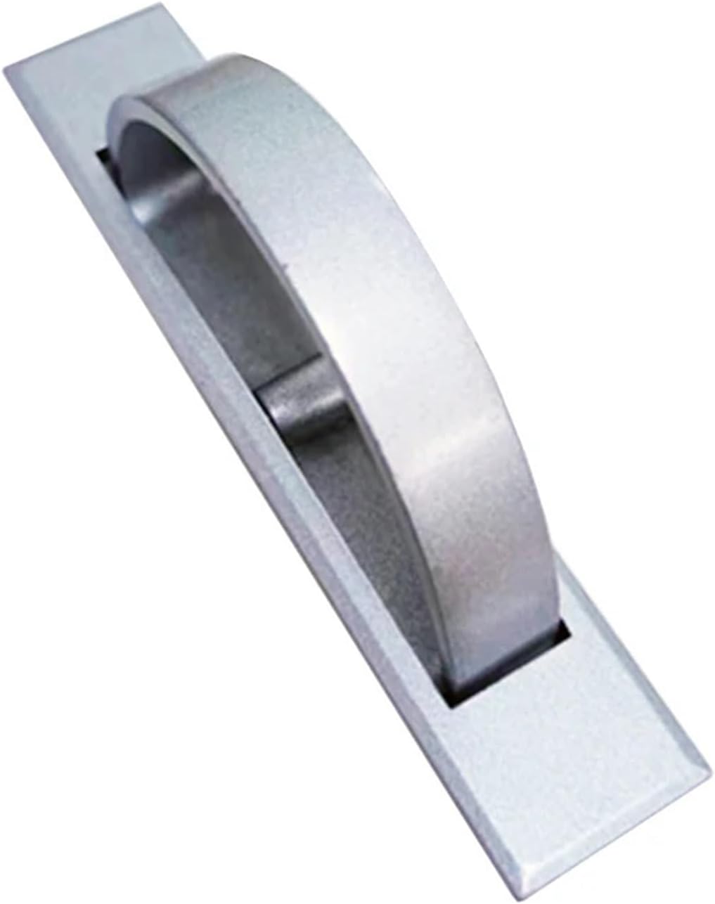 Hidden Handle Zinc Alloy Concealed Handle Black Cupboard Drawer Pulls Wardrobe Door Knobs Furniture Cabinet Handles LS707 1Pcs(Black-Zinc Alloy)