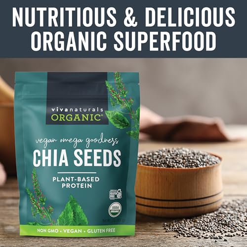 Viva Naturals 4548419 Organic Chia Seeds 2 Lbs thumb #1