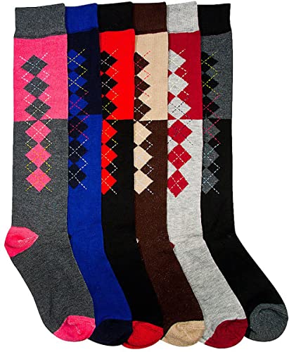 Image of ToBeInStyle Women's Pack of 6 or 12 Knee High Socks