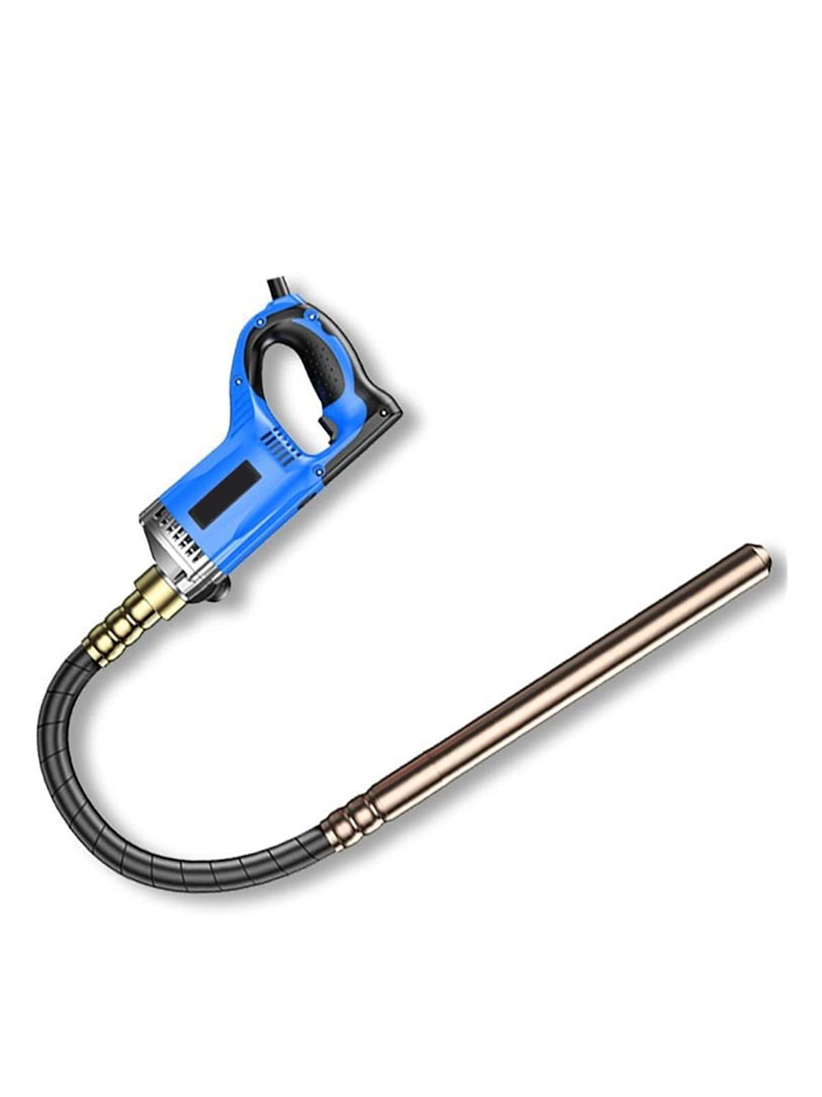 Estilo aleatorio Mano Power Hormigón Vibradores Cement Bubble Remover con 1m 1.2m .5m Herramientas de cemento la varilla cobre, Serie de construcciones(1980W motor+1 meter rod)