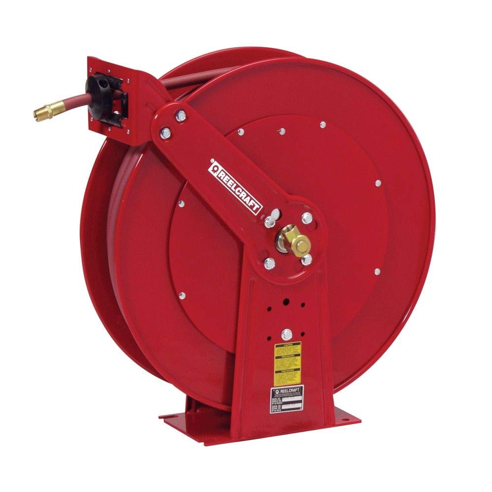3/8" x 75 ft. Spring Return Hose Reel with Hose 300 psi