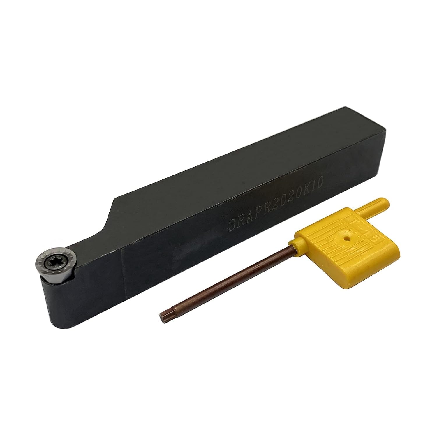 SRAPR 2020K10 + RPMT10T3 Support rotatif à 90° pour inserts ronds en carbure de tungstène RPMT10 RPMT08 (SRAPR2020K10+R5)
