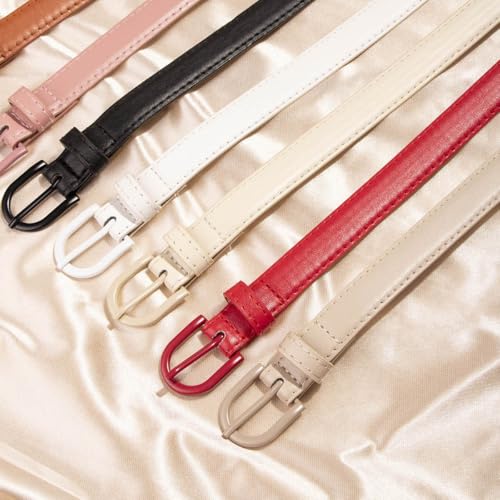 Women's Spray Paint Buckle Basic Versatile Women's Belt2