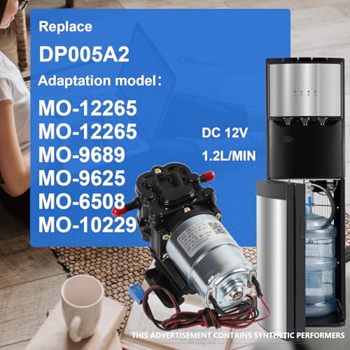 Pompe à eau 1,2 l/min DC 12V à chargement par le bas efficace