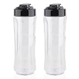Replacement Parts 2 pack 20oz Sport Bottle,Compatible with Oster MyBlend Blenders