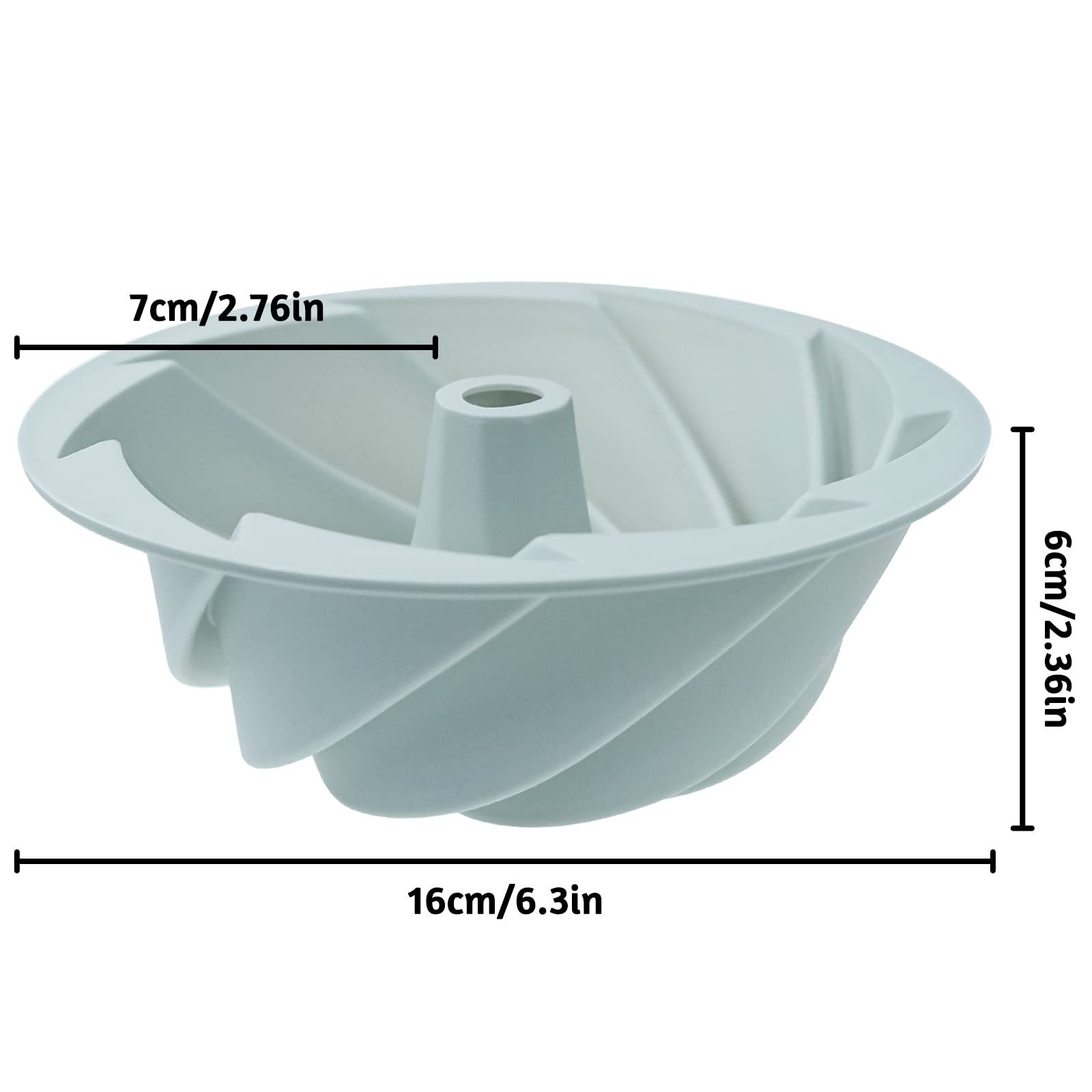Gugelhupfform Aus Silikon – 23 Cm Antihaftbeschichtet, Rosa, Leicht Entformbar – Perfekt Für Kuchen, Gelee, Pudding & Mehr