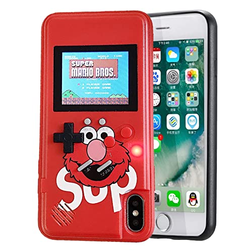 HaoYiBao Gameboy Case Cover for iPhone 6 6s,Retro Game Console Phone Case Cover with 36 Childhood Classic Games,Color Display Video Self Powered Game Case with USB Cable