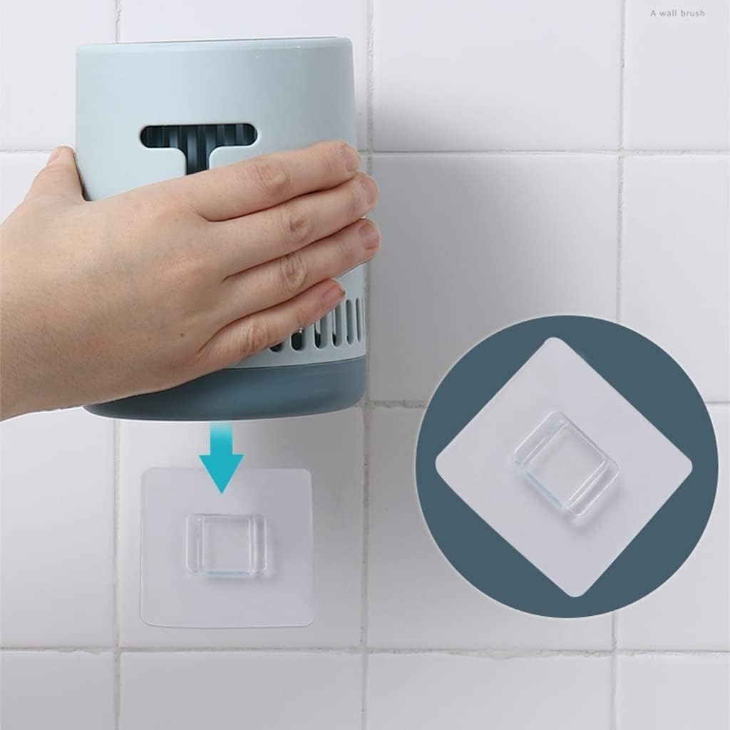 Toilet Brush Holder Toilet Brush Holder 360° No Dead End Toilet Cleaning Brush Wall-mounted Long-handled Toilet Brush Household Bathroom Toilet Bowl Brush Set Toilet Brush Holders(Blue)