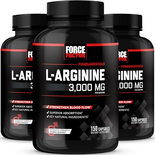 Image of Force Factor L-Arginine Nitric Oxide Supplement