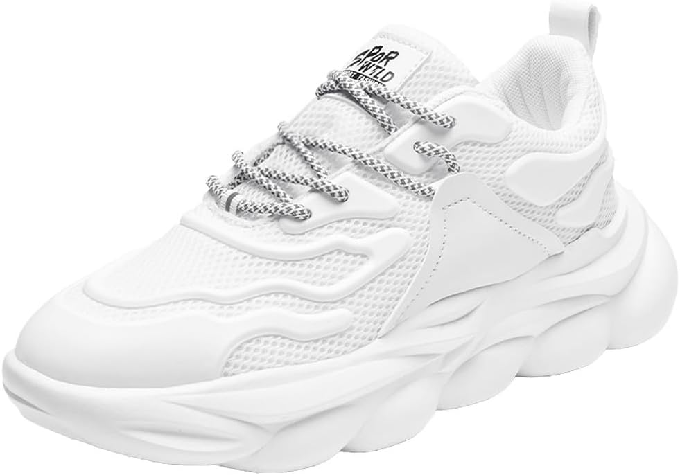 Breathable Mesh Casual Chunky Sneakers Lightweight Road Running Jogging Walking Shoes
