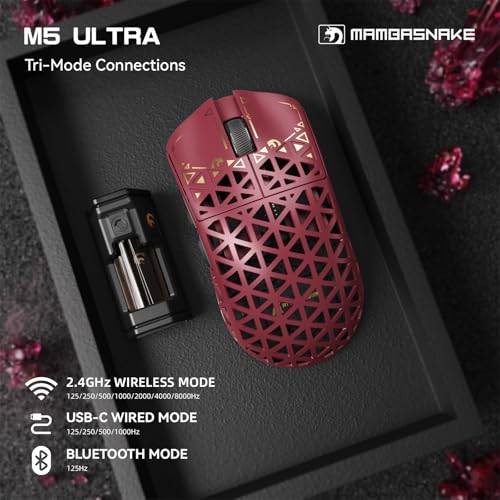 Souris de jeu pour PC et Mac polyvalente MAMBASNAKE M5 Ultra - 5