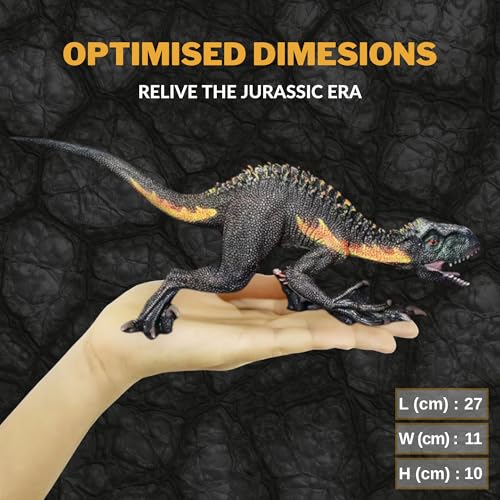 Image of Indoraptor Toy Dinosaur Action Figure, Realistic Indo Raptor Big Dinosaurs Toys for Kids, Indoraptor Dinosaur Toy for Play and Display, Jurassic Dino Toys for Boys & Girls (Indoraptor)
