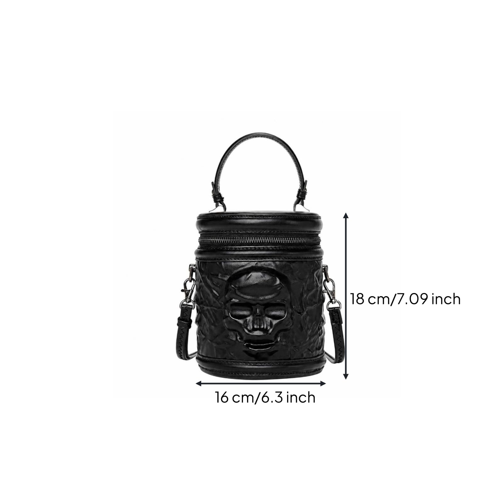 Borsa a Secchiello a Tracolla Versatile