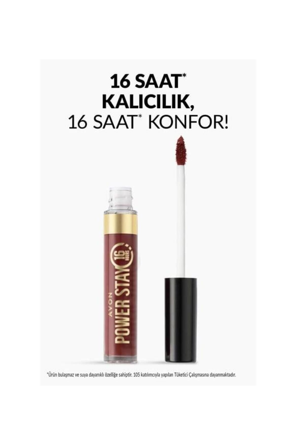 Avon Power Stay Likit Mat Ruj - Spicy Brown