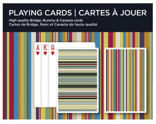 Gibson Piatnik Bridge Stripes Playing Cards Double Deck