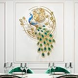 Orologio da parete per soggiorno, grande movimento silenzioso in metallo, orologio per camera da letto, decorazione da parete