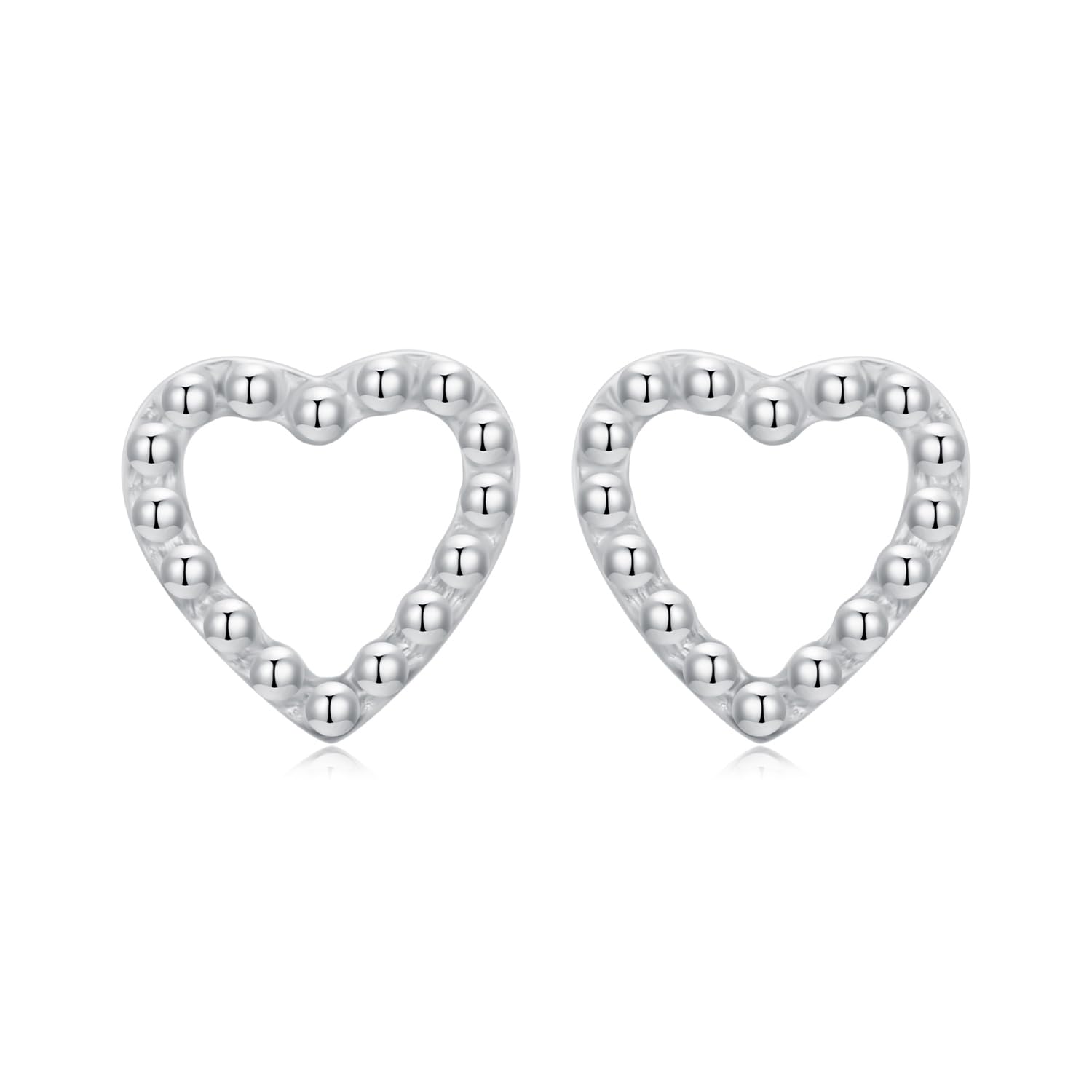 YCTTKDD Herz-Creolen aus 925er-Sterlingsilber für Damen, Teenager, Mädchen, minimalistisch, süßer Liebestropfen