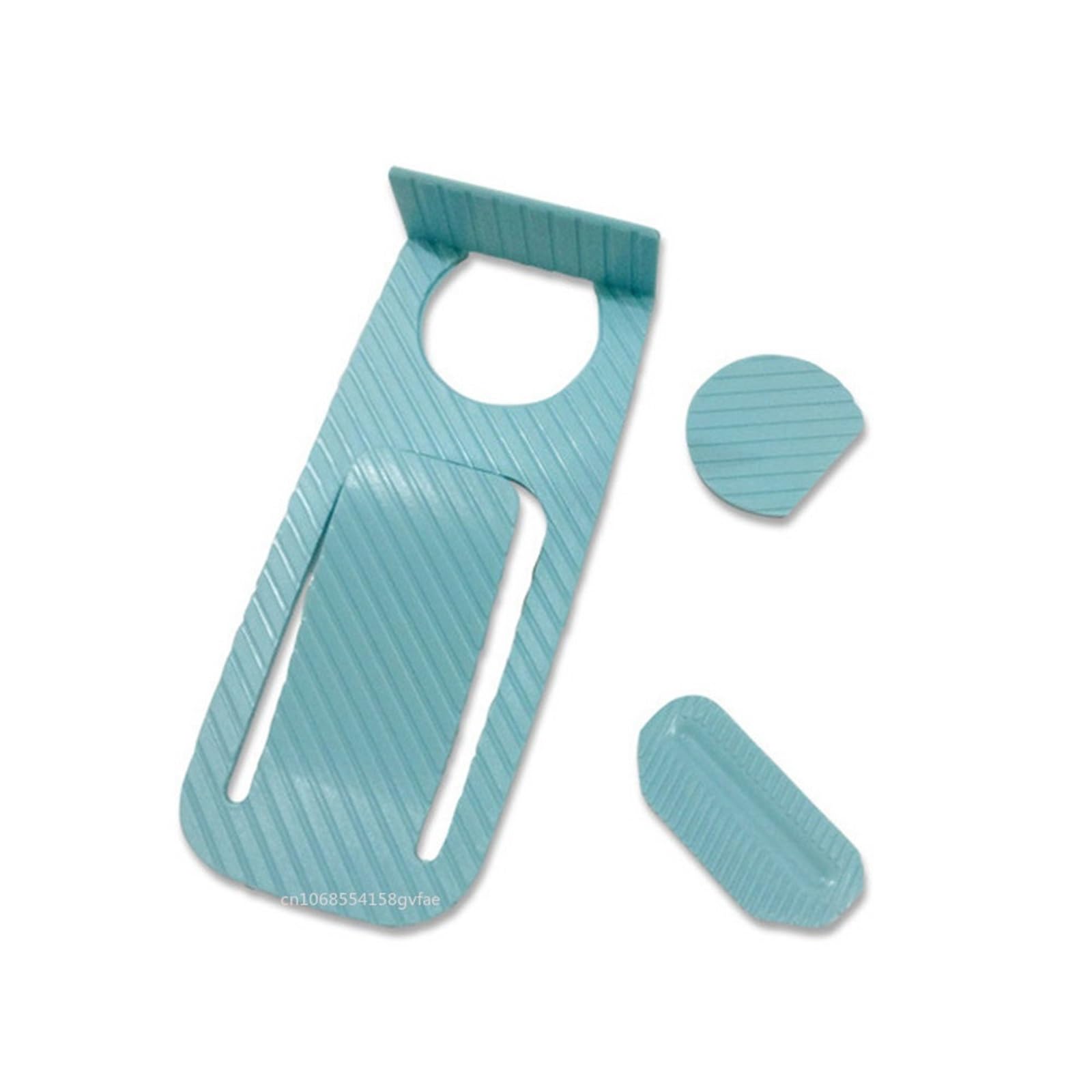 Door Stopper Wedge Style Multifunctional Floor Door Stop for Secure Fixing and Household Anti Collision(Blue)