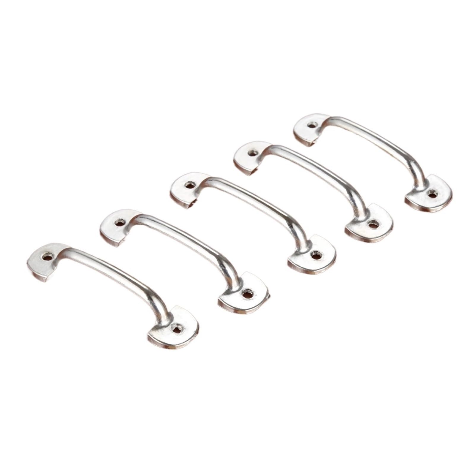 GIYXHU 10 Pcs 50mm Hole Drawer Door Cabinet Vintage Home Decor Alloy Handles Antique Bronze Pulls for Cupboard(Silver)