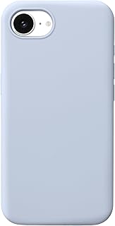 MINTY iPhone16e 用 ケース シリコン 耐衝撃 指紋防止 アイスブルー