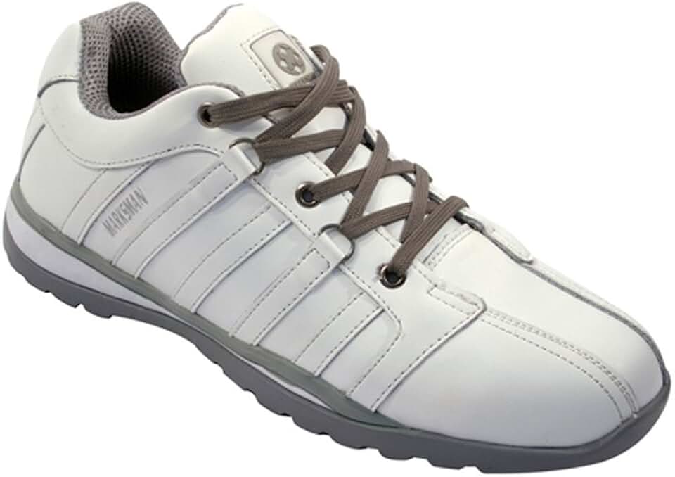 Amazon.co.uk: white safety trainers