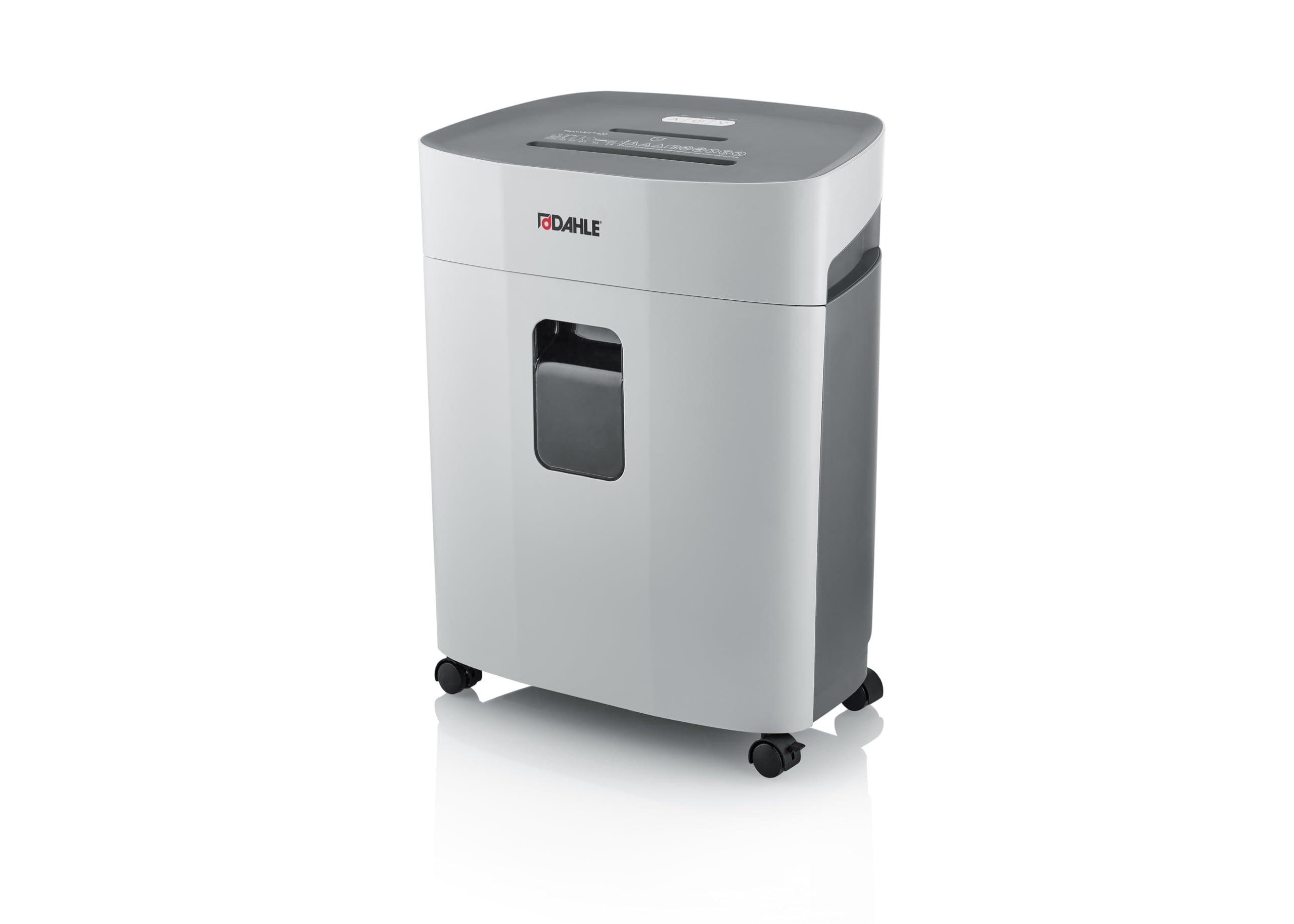 Dahle PaperSAFE PS 420 - Distruggidocumenti (10 fogli, livello di sicurezza P5, microtaglio, senza olio e manutenzione, 25 litri, colore: Grigio