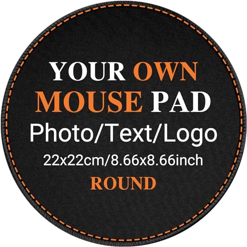 Individuelles Foto-Mauspad, personalisierte genähte Kanten Schreibtischmatte mit Ihrem Bild & Text, kreative Logo-Geschenke 22x22cm Individuelles Foto-Mauspad, personalisierte genähte Kanten Schreibtischmatte mit Ihrem Bild & Text, kreative Logo-Geschenke 22x22cm