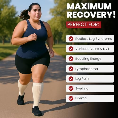 Image of BAMS Compression Socks Women & Men- Premium Bamboo Ultra Soft No-Smell 15-20 mmHg