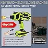 Welding Machine Handheld,20-120A 110V Portable Stick Welder 20pcs Rods,IGBT Hand Held Welder Machine withHot Start Arc Force Anti-stick ARC Welder Gun,6 Variable Current Adjustment (Green) #1