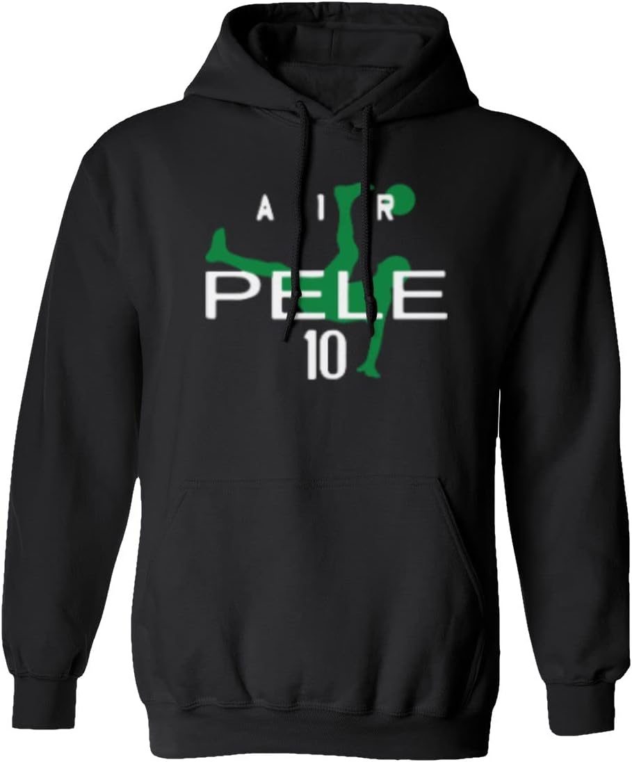 FLAURA Air Pele Memory Brazil Soccer Player GOAT Tribute Unisex Hooded Sweatshirt