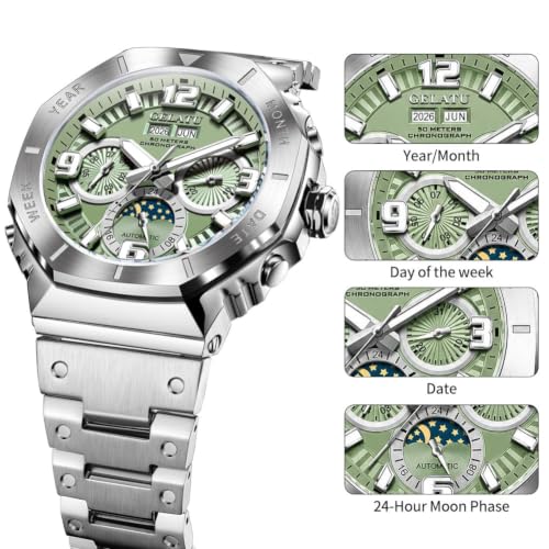 Image of OLEVS Automatic Watches for Men Business Dress Mechanical Luxury Wristwatch