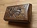 Handmade Armenian Jewelry Box made of Walnut wood (Hardwood) with Beautiful Ornaments, Gift, Souvenir, Carved Wooden Box