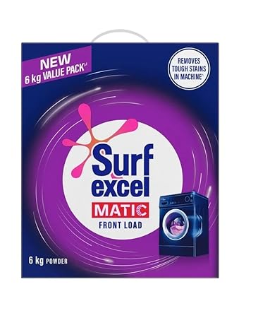 Surf Excel Matic Front Load Detergent Powder - 6 kg